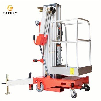 Ýttu í kringum lóðrétta mastlyftu